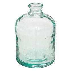 Foto van Atmosphera bloemenvaas apotheker fles model - transparant - glas - h20 x d12 cm - vazen