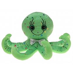 Foto van Pluche groene octopus/inktvis knuffel 40 cm