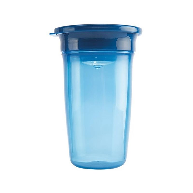 Foto van Nuby drinkbeker 360° wonder cup 300 ml blauw