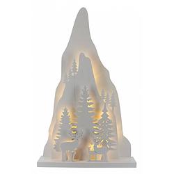 Foto van Peha ijsberg kerst 15 led 23 x 5 cm hout wit