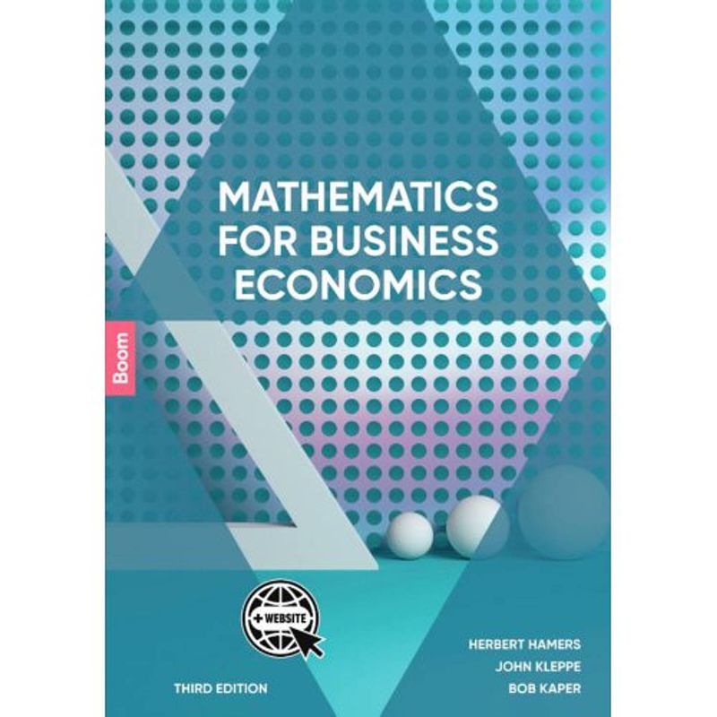 Foto van Mathematics for business economics