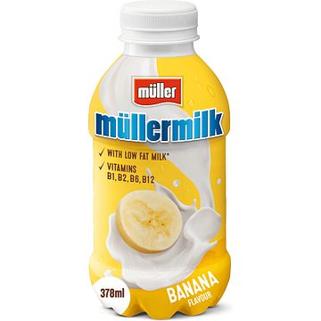 Foto van Muller mullermilk banaan 378ml bij jumbo