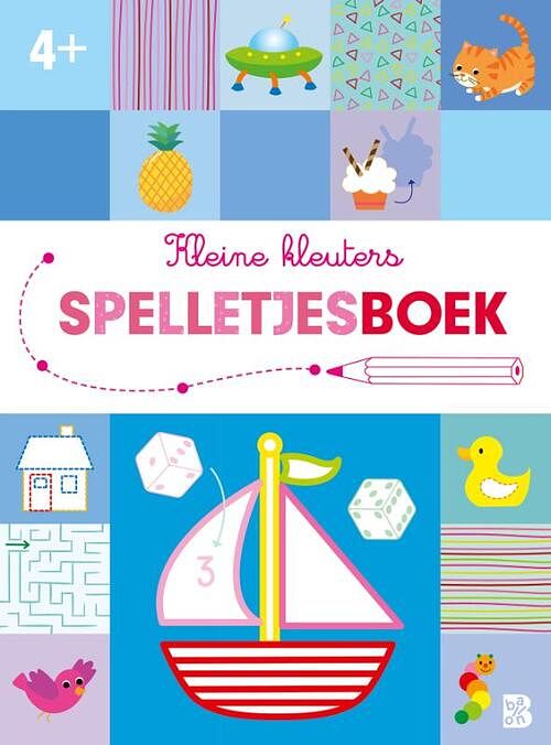 Foto van Kleine kleuters - spelletjesboek 4+ - paperback (9789403226491)