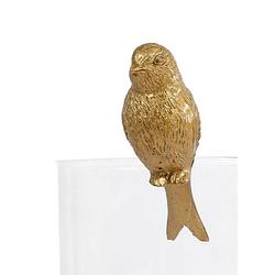 Foto van Gifts amsterdam decoratiebeeld vogel 7 x 4 cm polyresin goud