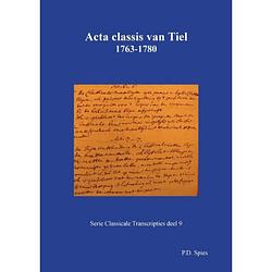 Foto van Acta classis van tiel 1763-1780 - serie classicale