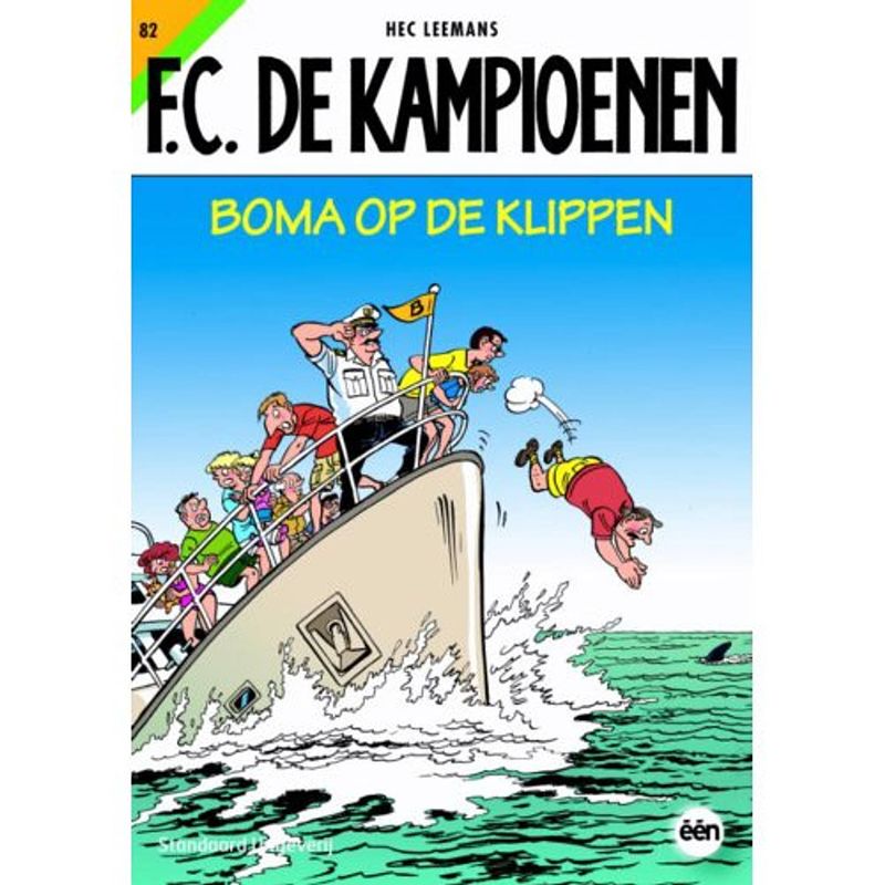 Foto van Boma op de klippen - f.c. de kampioenen