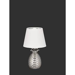 Foto van Light & design - tafellamp - modern - keramiek - zilver - voor binnen - woonkamer - eetkamer - slaapkamer - hal