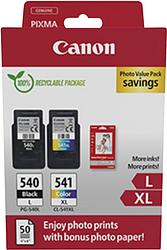 Foto van Canon pg540l x2/cl541 xl cartridges combo pack