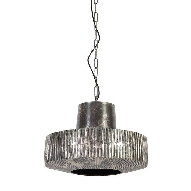 Foto van Light & living - hanglamp demsey - 40x40x31 - zwart