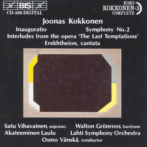 Foto van Kokkonen: inauguratio/ symphony no. 2 - cd (7318590004982)