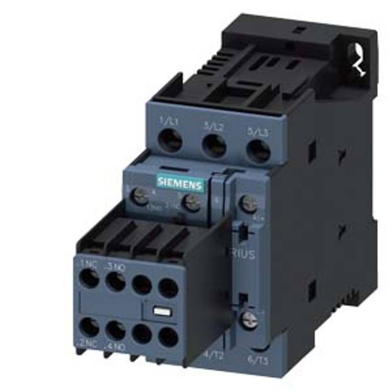 Foto van Siemens 3rt2025-1bb44 contactor 3x no 690 v/ac 1 stuk(s)