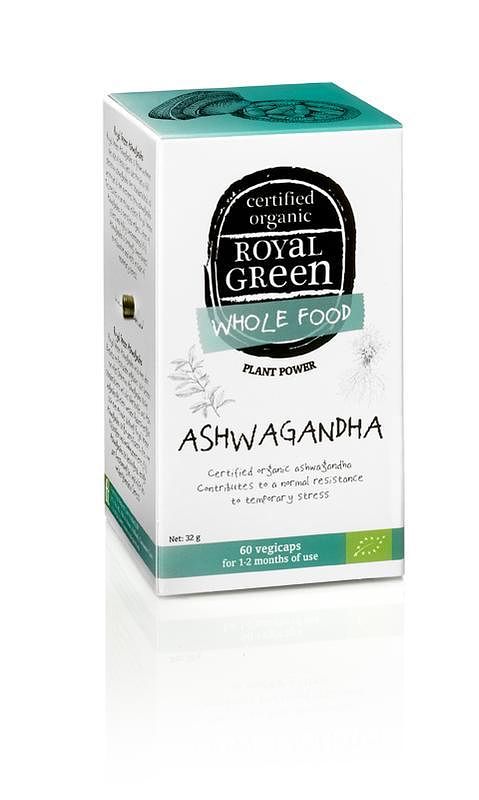 Foto van Royal green ashwagandha capsules