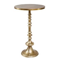 Foto van Ptmd gemma champagne alu sidetable round l