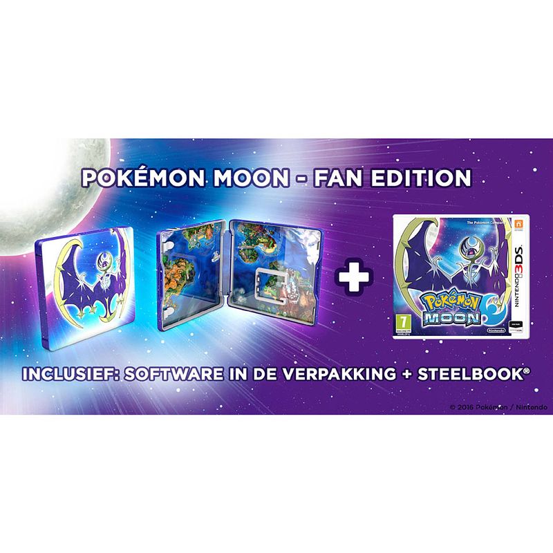 Foto van 3ds pokémon moon fan edition