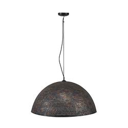 Foto van Hoyz - hanglamp - ø70 half ronde metalen hanglamp - transparant