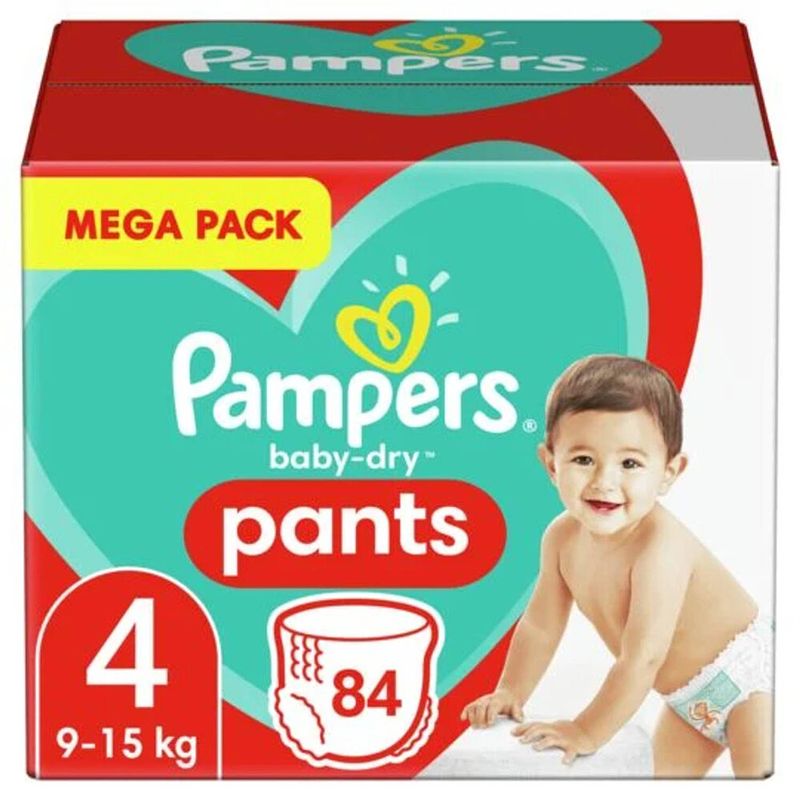 Foto van Pampers - baby dry pants - maat 4 - mega pack - 84 luierbroekjes