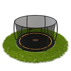 Foto van Avyna pro-line flatlevel trampoline met veiligheidsnet 305 cm (10ft) - zwart