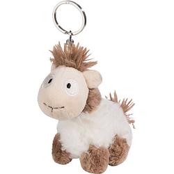 Foto van Nici sleutelhanger lama floffi junior 10 cm pluche beige/bruin