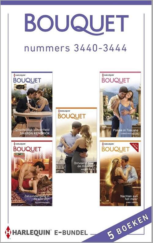 Foto van Bouquet e-bundel nummers 3440-3444 (5-in-1) - abby green - ebook (9789461997791)