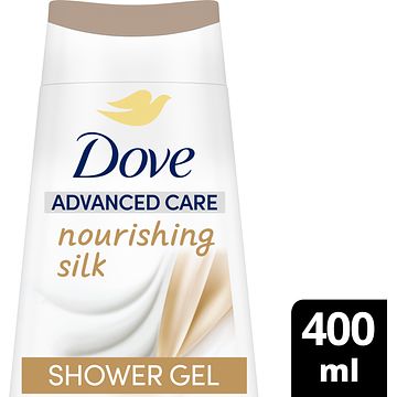 Foto van Dove advanced care verzorgende douchegel nourishing silk 400ml bij jumbo