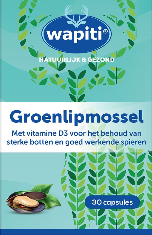 Foto van Wapiti mossel extract capsules