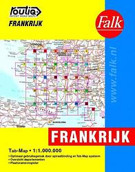 Foto van Falk autokaart frankrijk routiq 2016-2018, atlas met ringband. - falk - paperback (9789028715059)