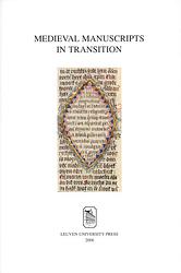 Foto van Medieval manuscripts in transition - ebook (9789461661142)