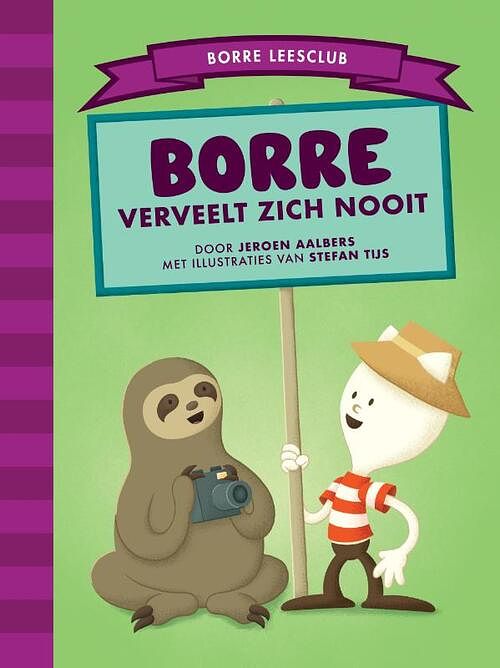 Foto van Borre verveelt zich nooit - jeroen aalbers - hardcover (9789089223371)