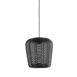 Foto van Light & living - hanglamp adeta - 28x28x30 - zwart