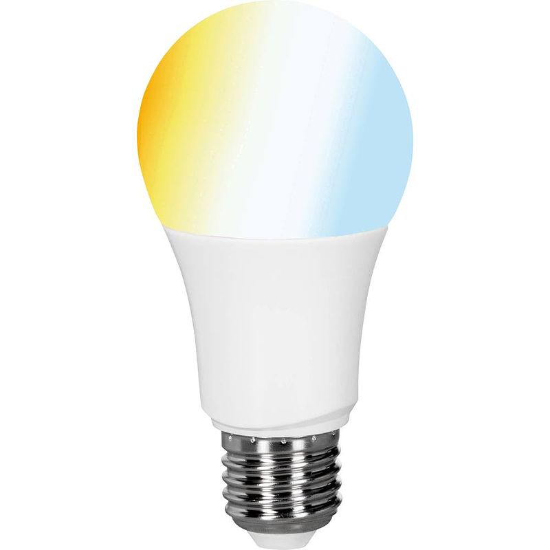Foto van Müller-licht tint led-lamp (los) energielabel: f (a - g) e27 9 w warmwit, neutraalwit, koudwit