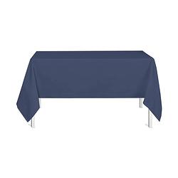 Foto van Today tafelkleed - tafellaken - 150 x 250 cm- polyester - navy - donkerblauw