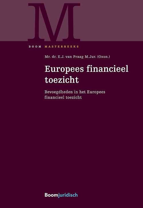 Foto van Europees financieel toezicht - e.j. van praag - ebook (9789462747845)