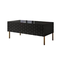 Foto van Meubella salontafel harvey - zwart - 120 cm