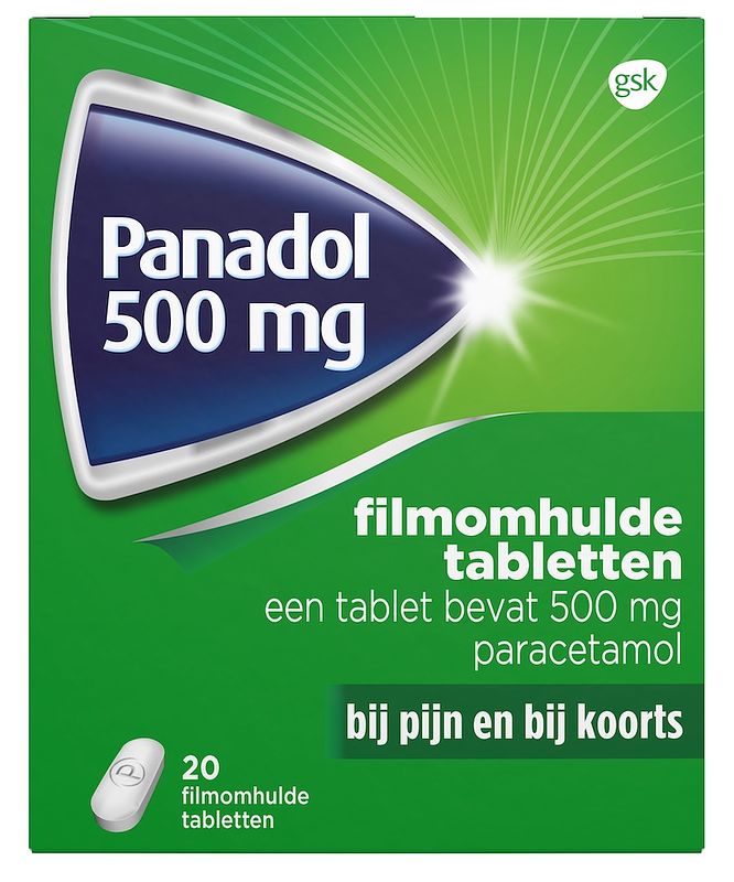 Foto van Panadol 500 mg filmomhulde tabletten