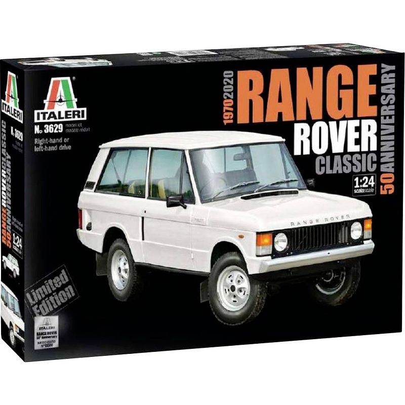 Foto van Italeri 3629 range rover classic 50th anniv. auto (bouwpakket) 1:24