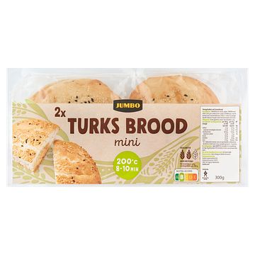 Foto van Jumbo turks brood mini 2 stuks