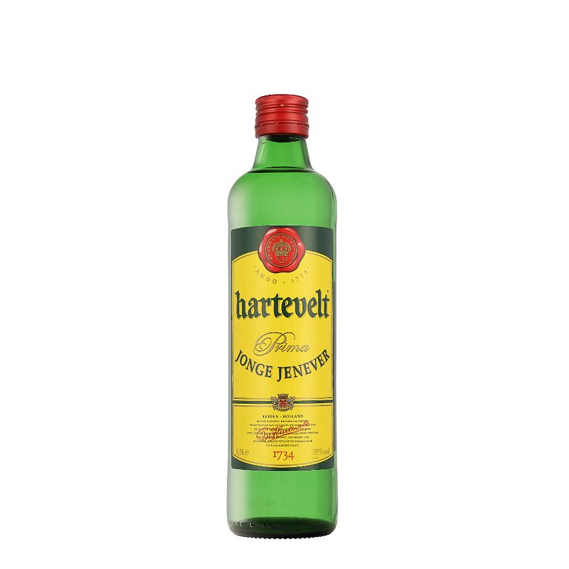 Foto van Hartevelt jong 50cl gedistilleerd