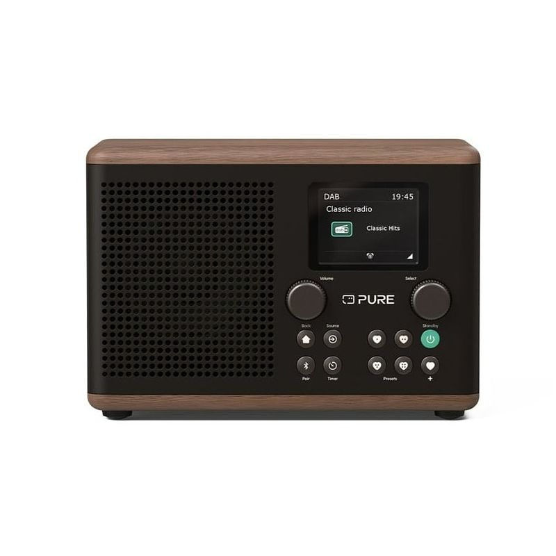 Foto van Pure classic h4 dab radio bruin