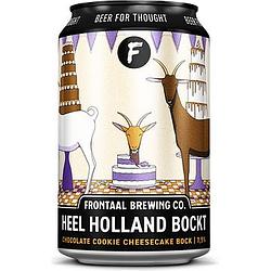 Foto van Frontaal heel holland bockt chocolate cookie cheesecake bock blik 330ml bij jumbo