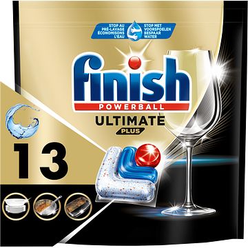 Foto van Finish ultimate plus regular vaatwastabletten 13 capsules bij jumbo