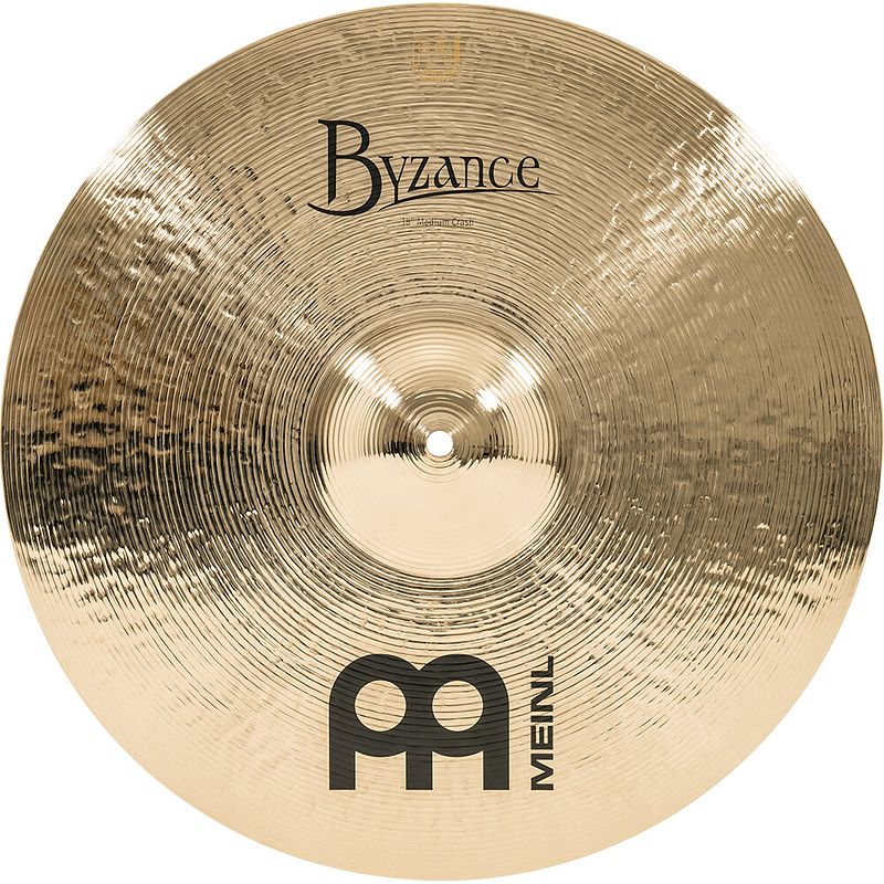 Foto van Meinl b18mc-b byzance brilliant medium crash bekken