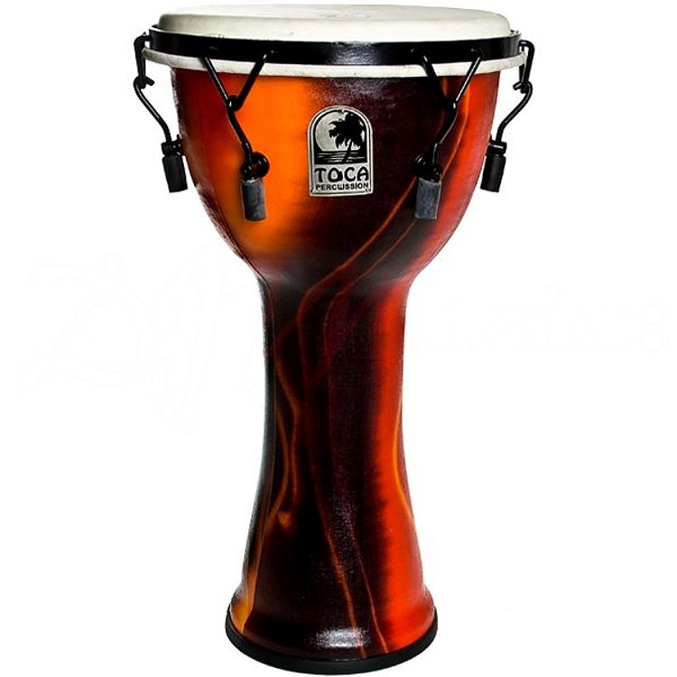 Foto van Toca sfdmx-10f 10 inch freestyle djembe fiesta