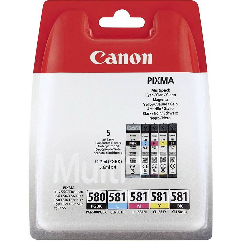 Foto van Canon cartridge voordeelpak pgi-580/cli-581