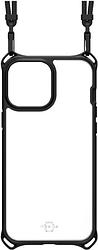 Foto van Itskins hybrid sling apple iphone 13 mini back cover transparant