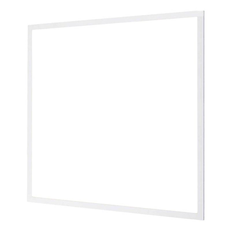 Foto van Led paneel - aigi clena - dimbaar - 60x60 - helder/koud wit 6000k - 40w inbouw vierkant - inclusief stekker - mat wit -