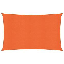 Foto van Vidaxl zonnezeil 160 g/m² 2x4 m hdpe oranje