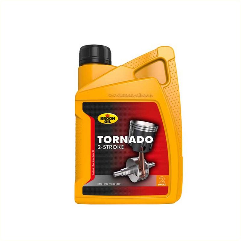 Foto van Kroon-oil tornado 2-takt, vol synthetisch. 1 liter