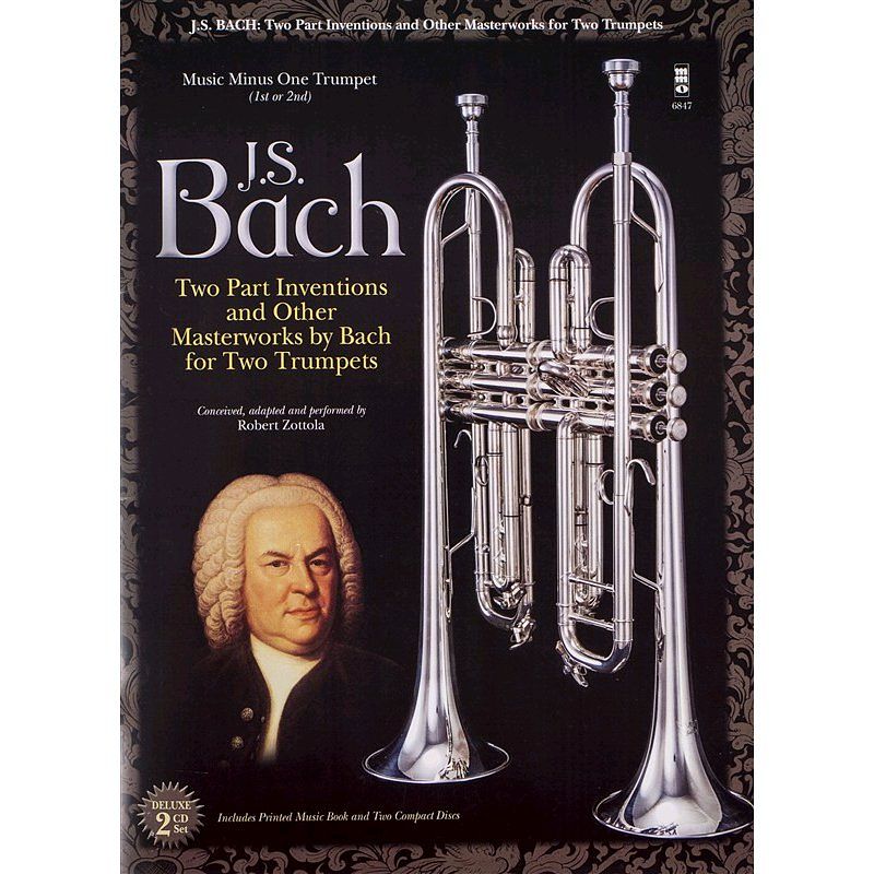 Foto van Musicsales - j. s. bach: two part inventions for two trumpets