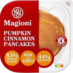 Foto van Magioni pumpkin cinnamon pancakes 4 x 40g bij jumbo