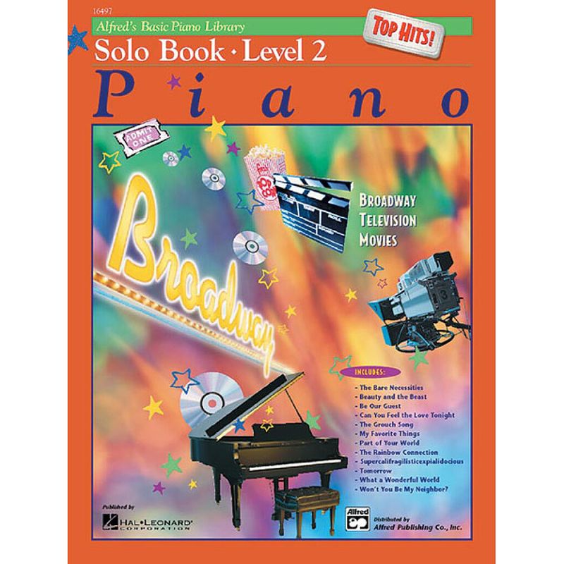 Foto van Alfreds music publishing alfred'ss basic piano library top hits solo book 2 boek voor piano